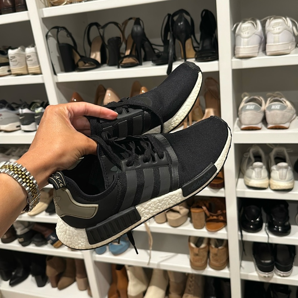 Men’s black Adidas NMD